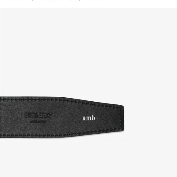 Burberry Check B Buckle Belt - Picture 4 of 8